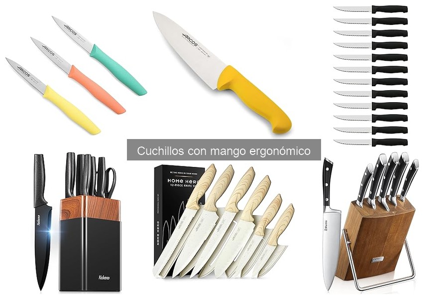 Cómo limpiar y mantener cuchillos con mango ergonómico