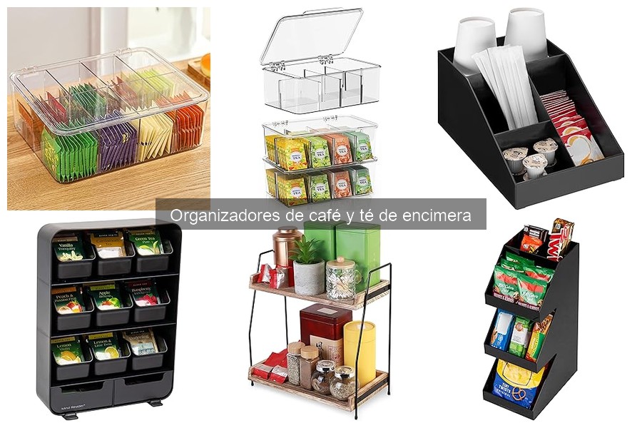 Cómo limpiar y mantener organizadores de café y té de encimera
