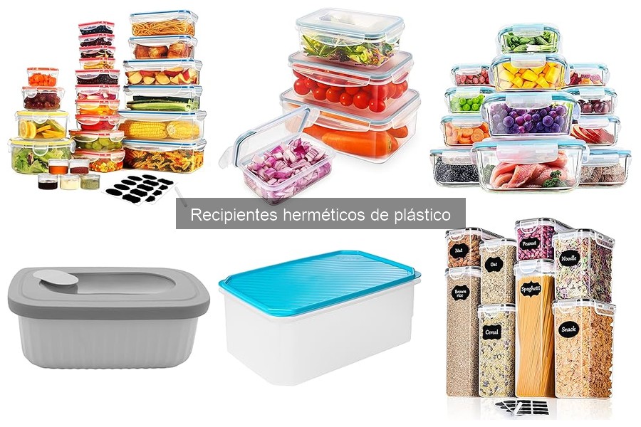 Cómo limpiar y mantener recipientes herméticos de plástico