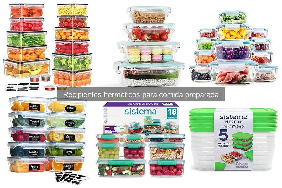 Cómo limpiar y mantener recipientes herméticos para alimentos