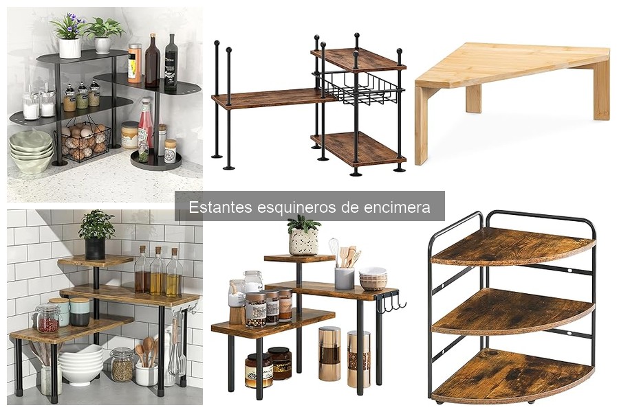 Cómo mantener estantes esquineros de encimera en perfecto estado