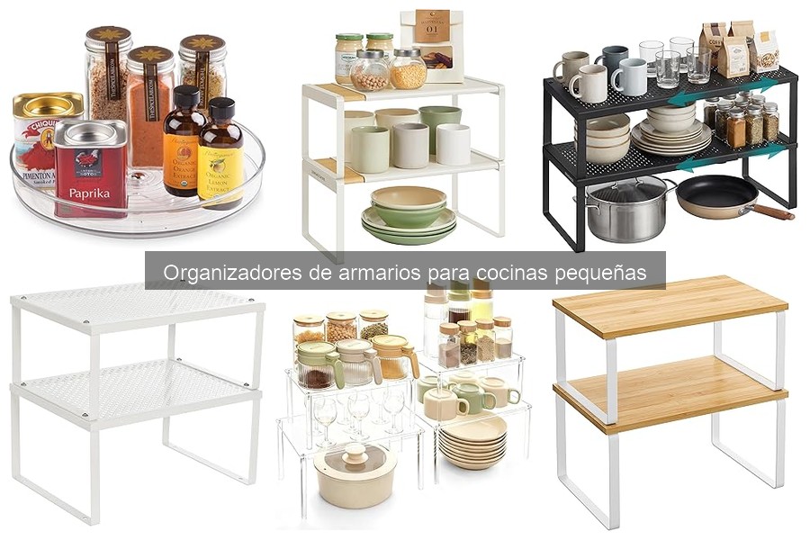 Cómo mantener organizadores de armarios para cocinas pequeñas