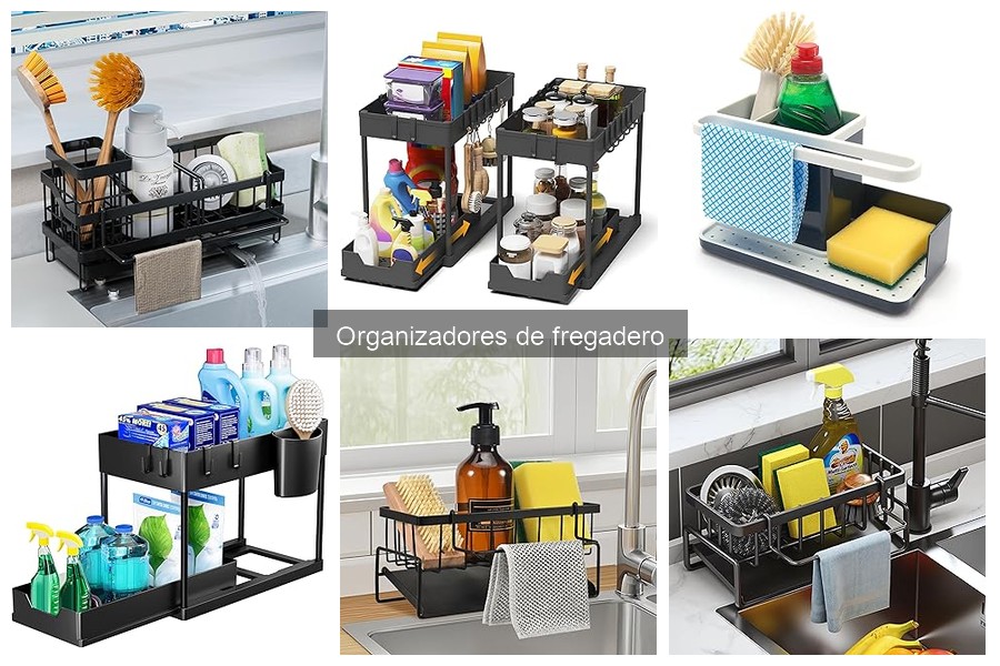 Cómo mantener organizadores de fregadero en perfecto estado