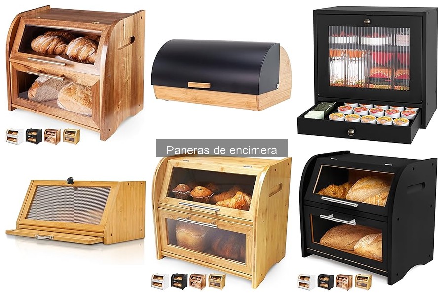 Cómo organizar el pan en una panera de encimera