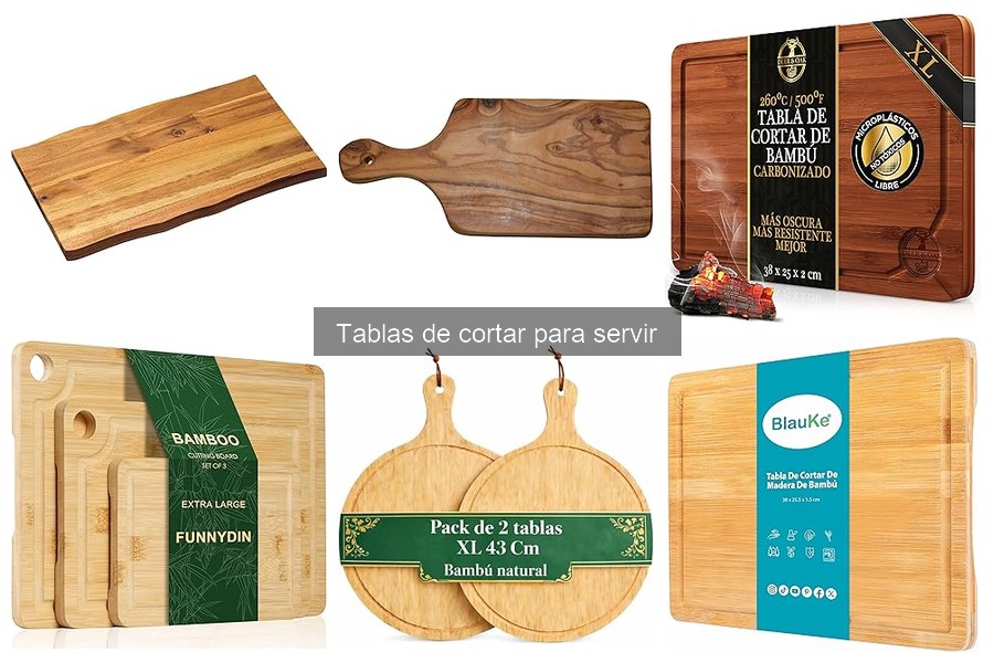 Cómo Servir Correctamente con Tablas de Cortar