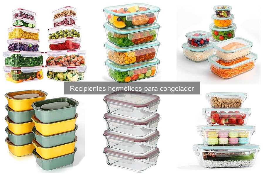 Cómo usar recipientes herméticos para congelar alimentos