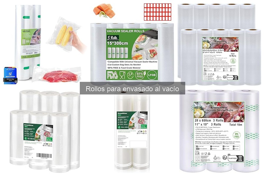 Cómo usar rollos para envasado al vacío correctamente