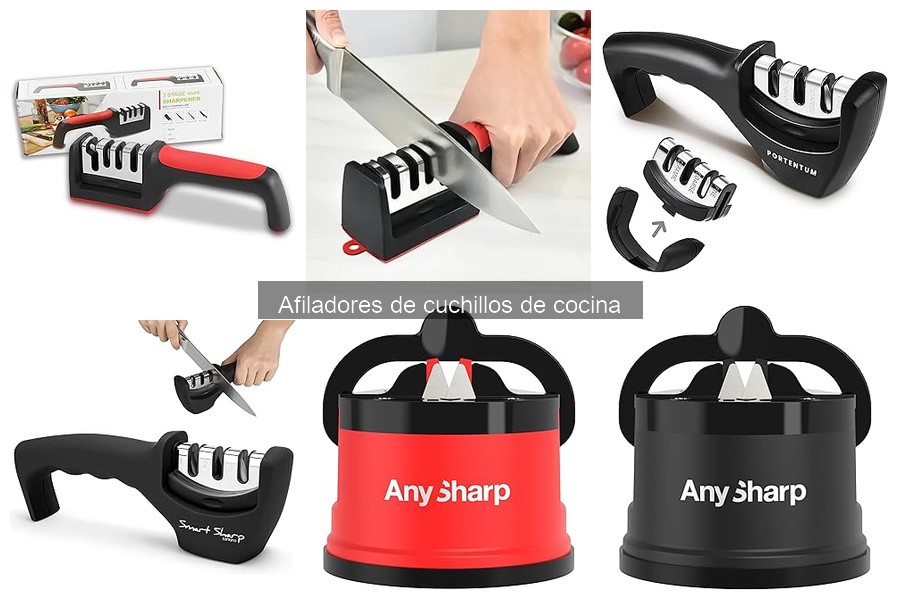 Cómo usar un afilador de cuchillos de cocina correctamente