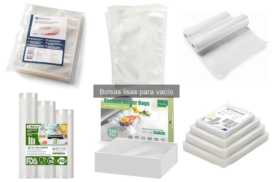 Cómo utilizar bolsas lisas para vacío correctamente