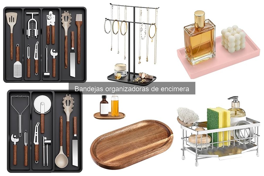 Cómo utilizar efectivamente bandejas organizadoras de encimera