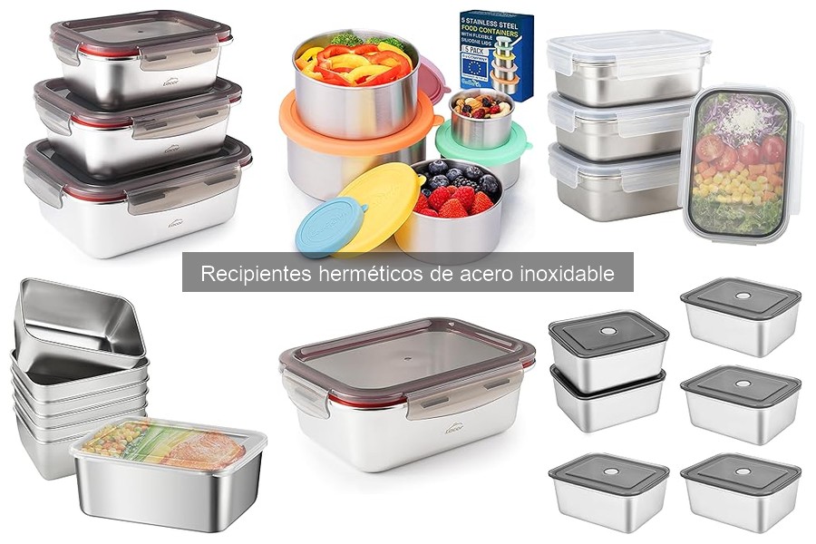 Cómo utilizar recipientes herméticos de acero inoxidable