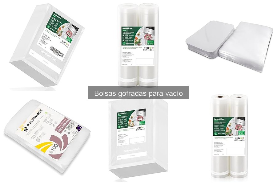 Comparativa: Bolsas Gofradas vs. Lisas para Vacío
