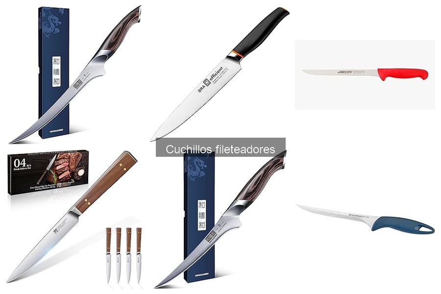 Comparativa: Cuchillos Fileteadores de Acero Inoxidable vs Cerámico