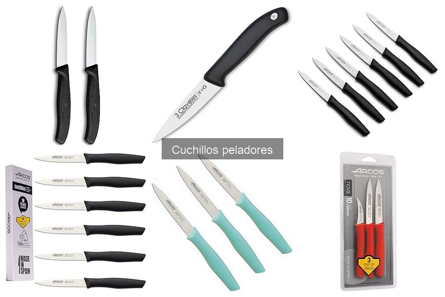 Comparativa: Cuchillos peladores de acero inoxidable vs cerámicos