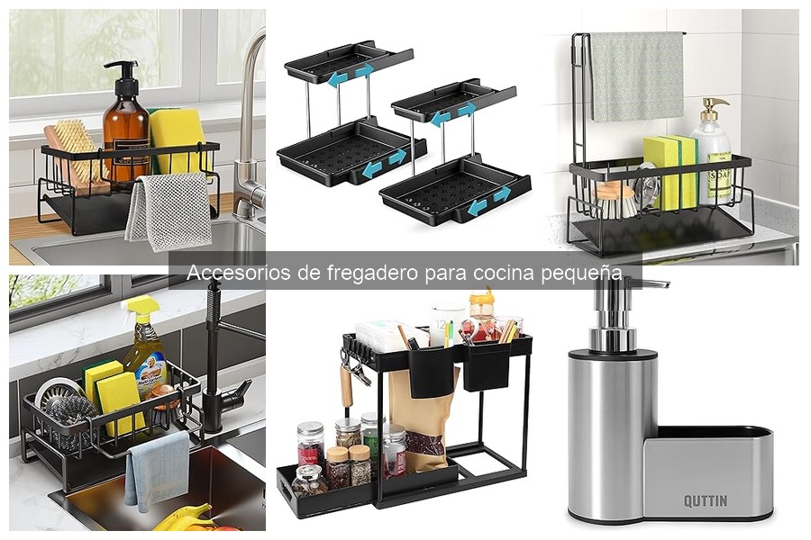 Comparativa de accesorios de fregadero para cocina pequeña