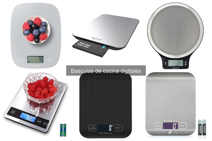 Comparativa de Básculas de Cocina Digitales: Amazon Basics vs NUTRI FIT