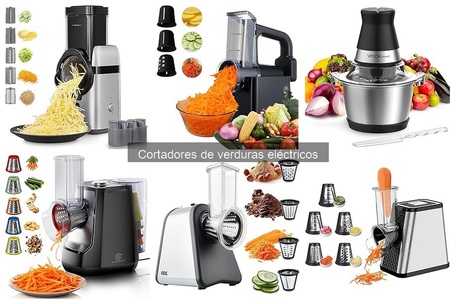 Comparativa de Cortadores de Verduras Eléctricos Líderes