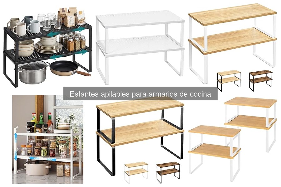 Comparativa de Estantes Apilables para Cocina: Marcas y Precios