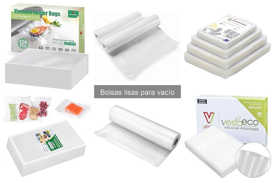 Comparativa de las Mejores Bolsas Lisas para Vacío