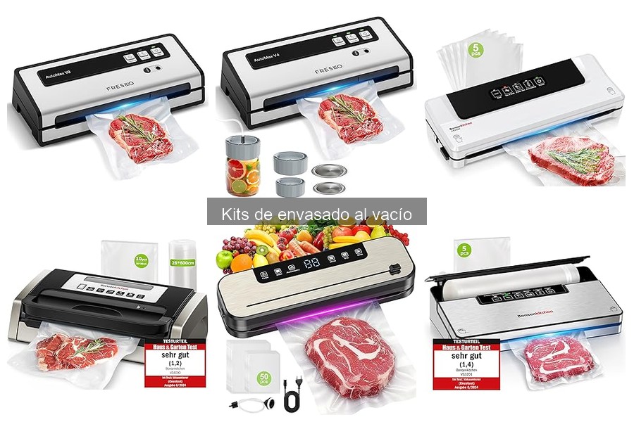 Comparativa de los Mejores Kits de Envasado al Vacío