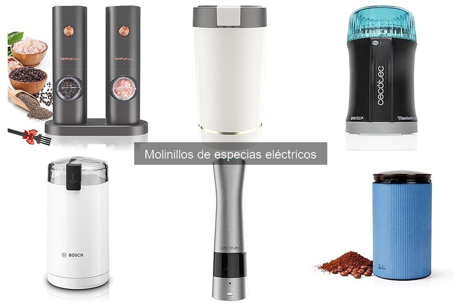 Comparativa de los mejores molinillos de especias eléctricos