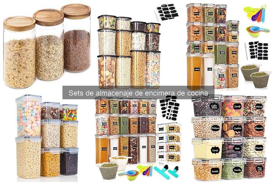 Comparativa de materiales en sets de almacenaje de encimera