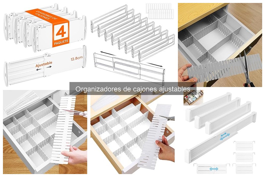 Comparativa de Organizadores de Cajones Ajustables 2023