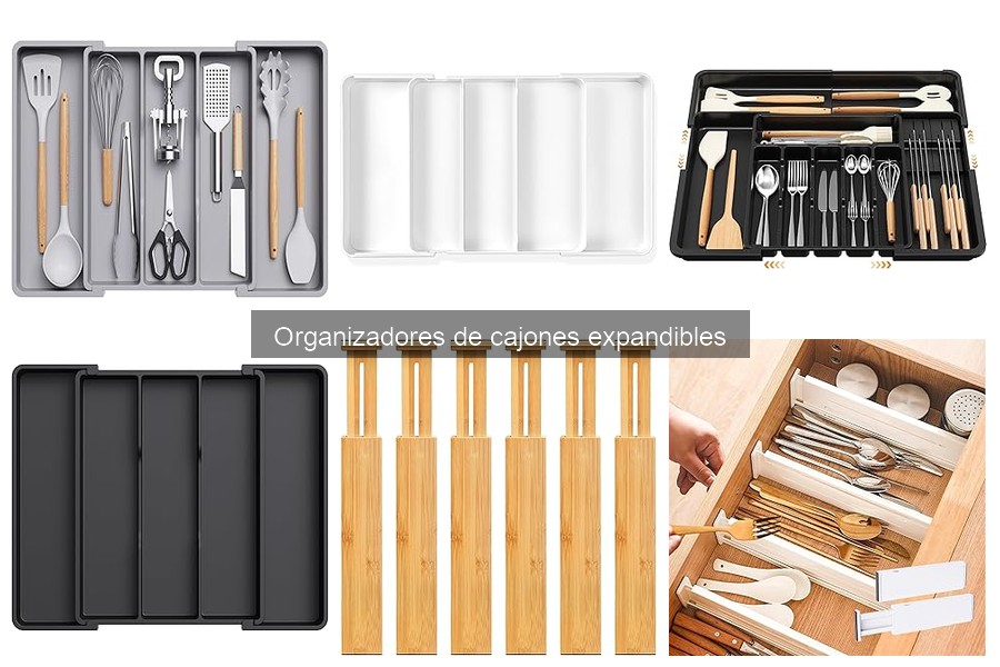 Comparativa de Organizadores de Cajones Expandibles