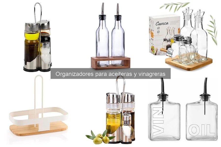 Comparativa de Organizadores para Aceiteras y Vinagreras