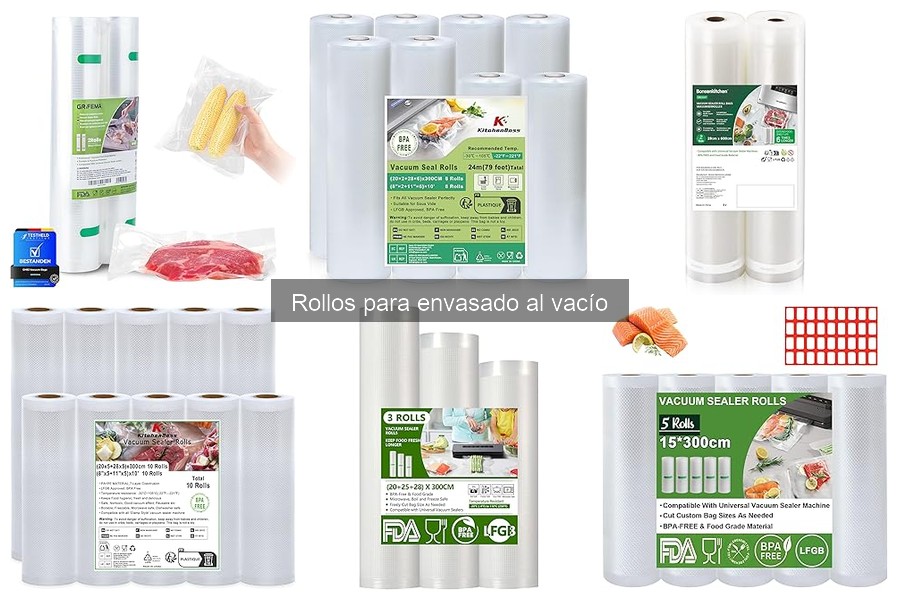 Comparativa de precios y ofertas de rollos para envasado al vacío