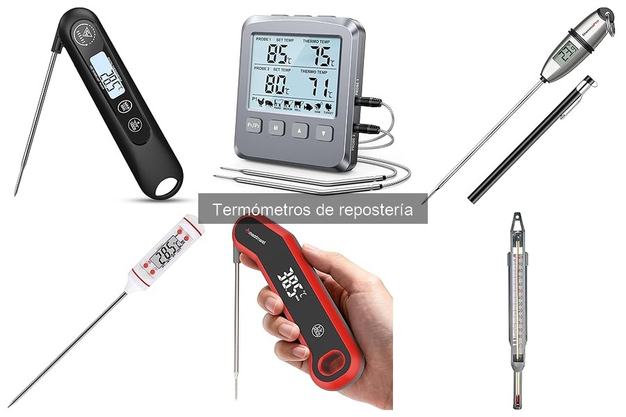Comparativa de Termómetros Digitales y de Sonda para Repostería