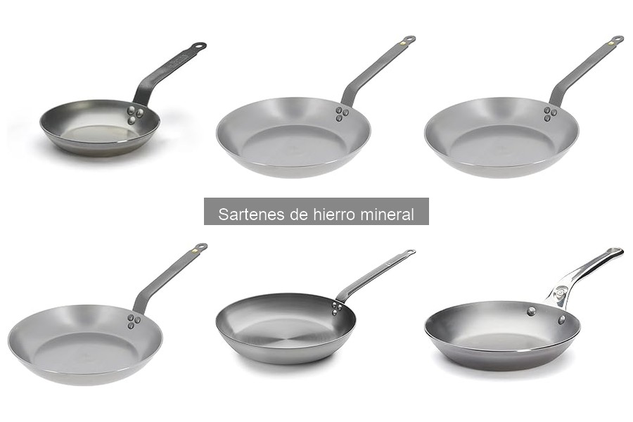 Comparativa entre sartenes de hierro mineral y antiadherentes