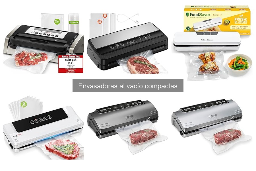 Comparativa Envasadoras al Vacío Compactas vs. Sobremesa