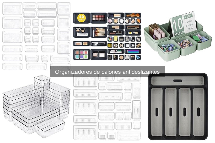 Comparativa: Organizadores de Cajones Antideslizantes vs Convencionales