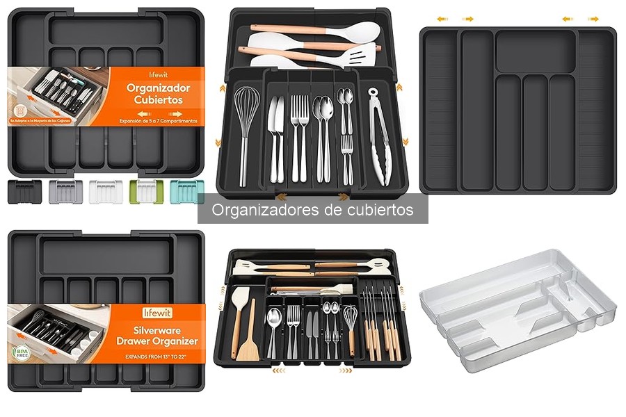 Comparativa: Organizadores de Cubiertos de Madera vs. Plástico