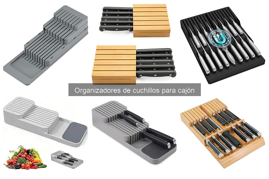 Comparativa: Organizadores de Cuchillos de Madera vs Plástico