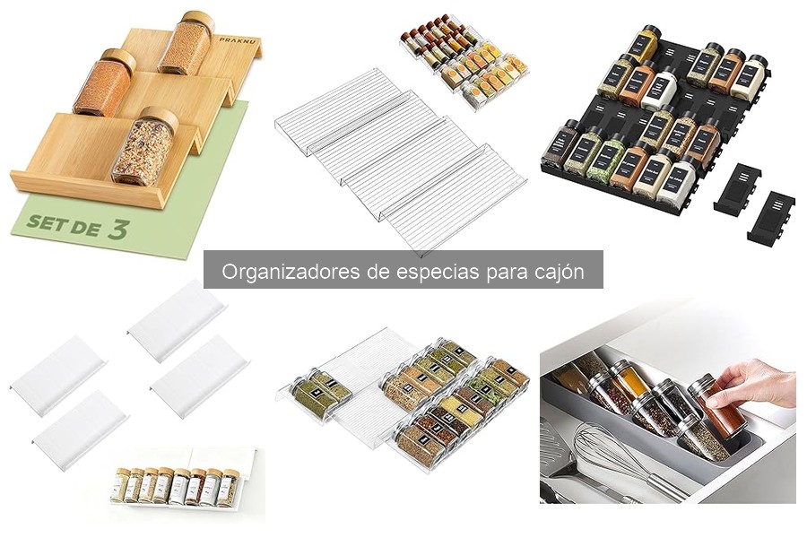 Comparativa: Organizadores de especias de madera vs plástico