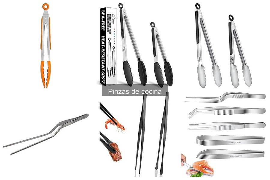 Comparativa: Pinzas de cocina de silicona vs metal