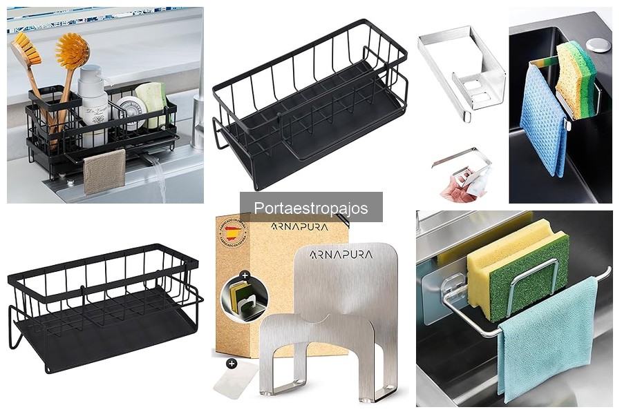 Comparativa: Portaestropajos de Plástico vs. Acero Inoxidable