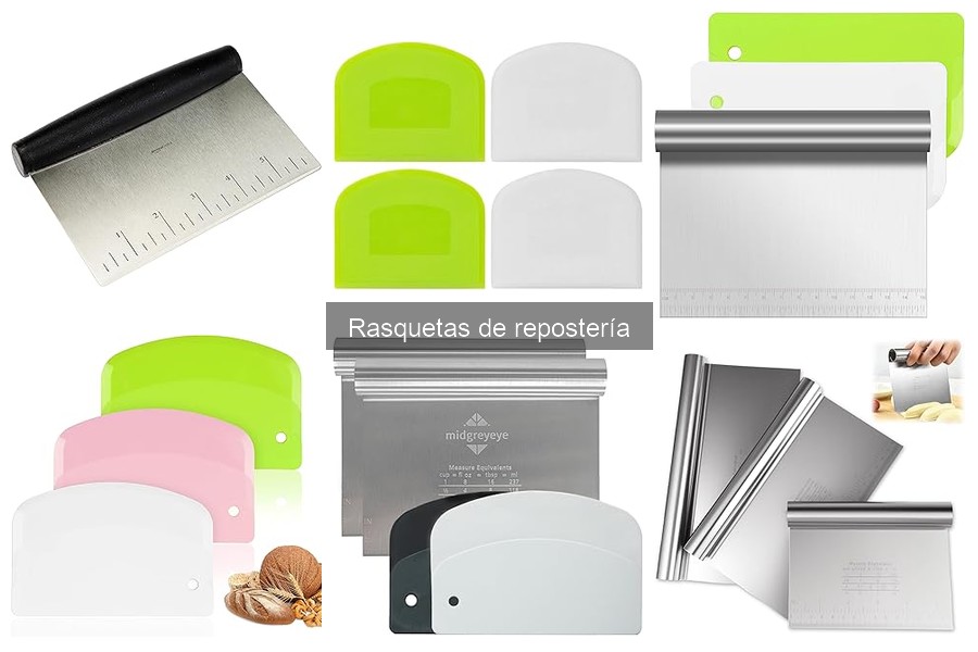 Comparativa: Rasquetas de Plástico vs Metálicas para Repostería