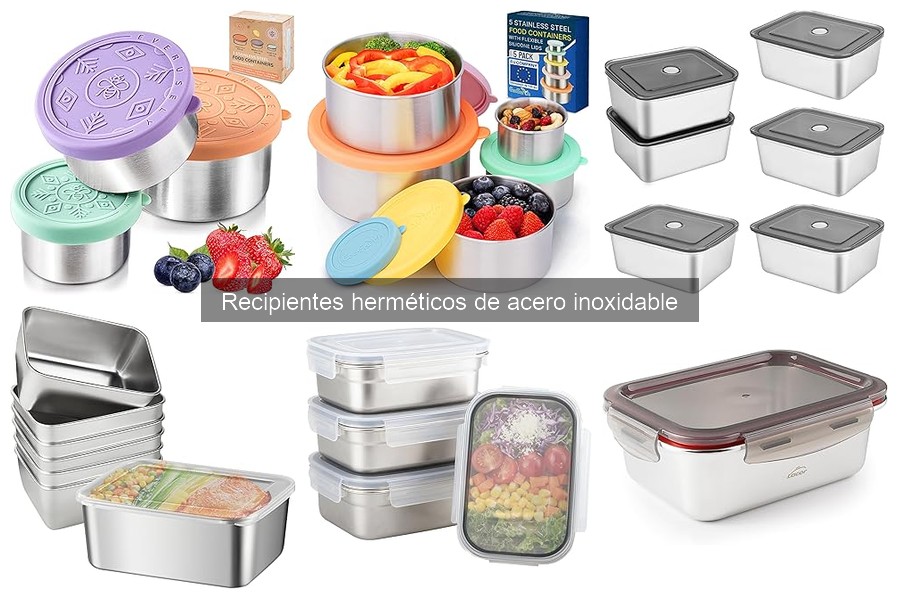 Comparativa: Recipientes herméticos de acero inoxidable vs. otros materiales
