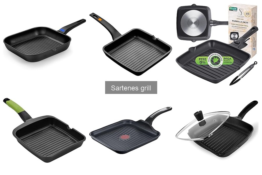 Comparativa: Sartenes Grill de Hierro Fundido vs. Acero Inoxidable