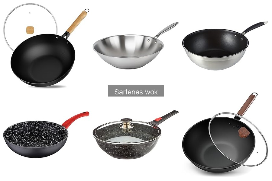 Comparativa: Sartenes Wok de Acero Inoxidable vs Hierro Fundido