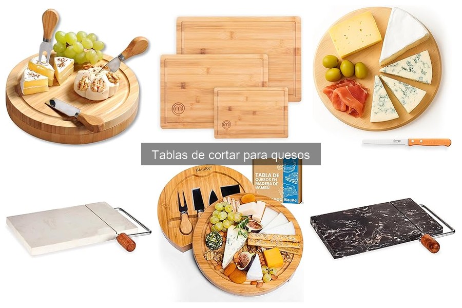 Comparativa: Tablas de cortar madera vs. plástico para quesos