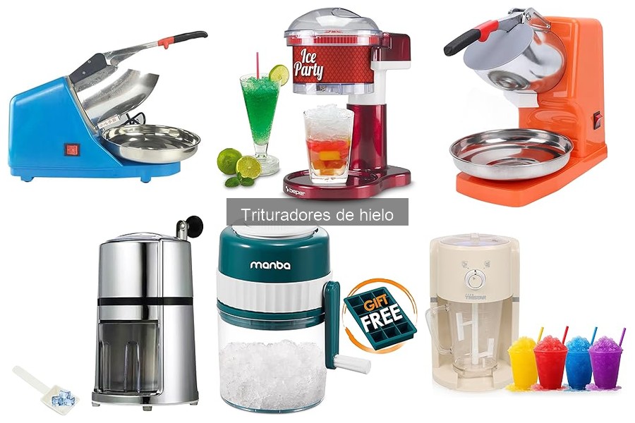 ** Comparativa: Trituradores de Hielo Eléctricos vs. Manuales