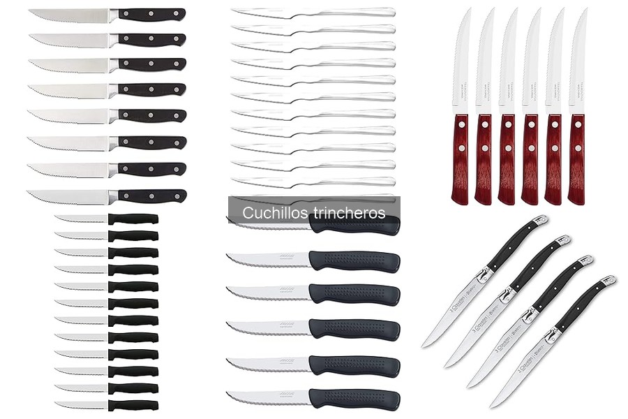 Consejos de seguridad al usar cuchillos trincheros en cocina