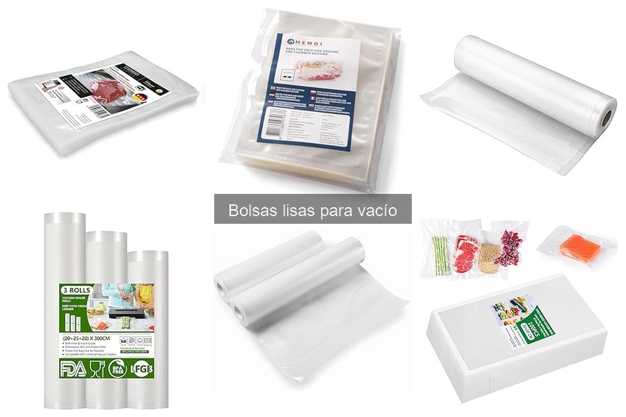 Consejos para Almacenar Bolsas Lisas para Vacío Efectivamente