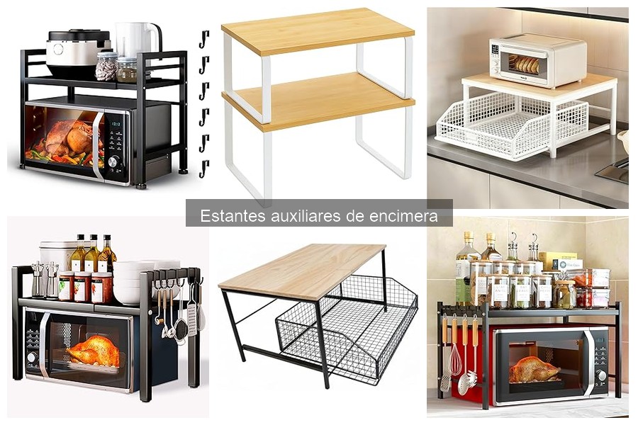 Costos promedio de estantes auxiliares de encimera