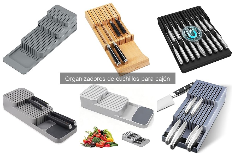 ¿Cuánto cuesta un organizador de cuchillos para cajón?