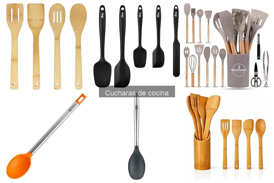 Cucharas de cocina seguras para personas con alergias alimentarias